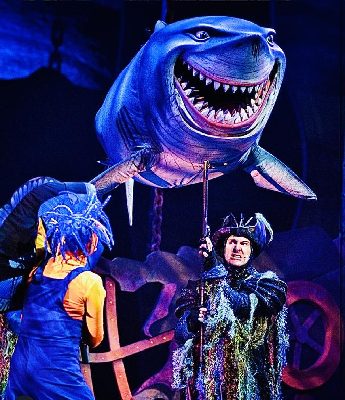 jared bradshaw, broadway bradshaws, finding nemo, bruce the shark, pixar
