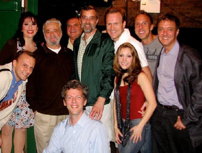 Jared bradshaw stephen sondheim forbidden broadway phillip george, christina bianco, david caldwell, billy selby, michael west, gerard allessandrini, gina kriezemar