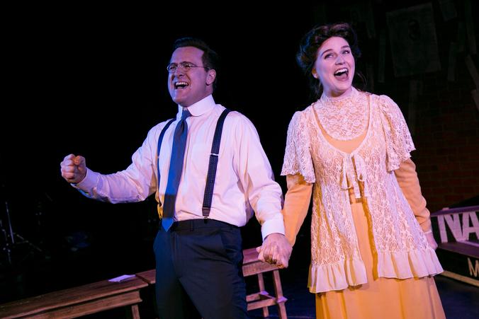 Maggie Salley Jared Bradshaw Parade jason robert brown broadway