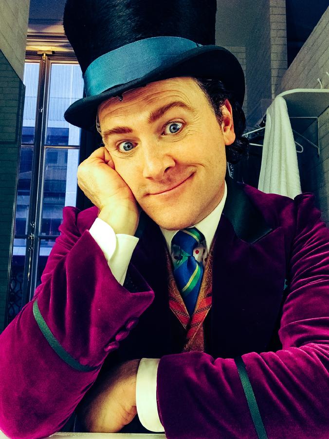 willy wonka jared bradshaw charlie and the chocolate factory broadway christian borle understudy warner brothers