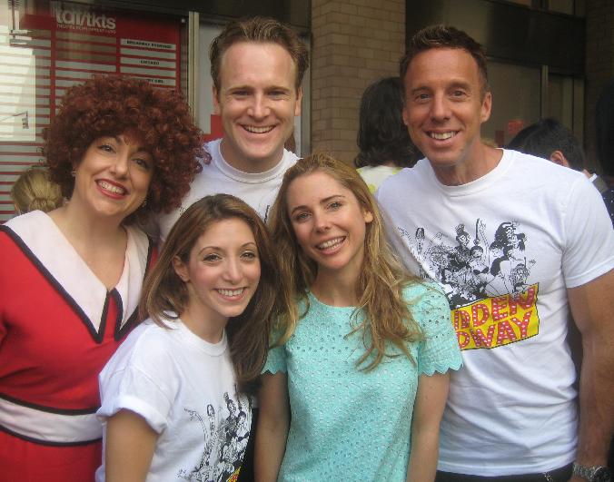 tkts, forbidden broadway, kerry butler, michael west, christina bianco, gina kreizeimar forbidden broadway