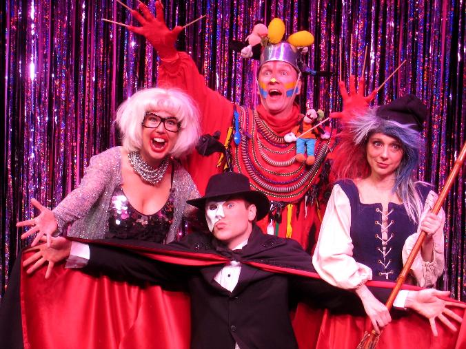 Valerie Fagan, Jared Bradshaw, Kevin B. McGlynn, Jeanne Montano, Forbidden Broadway San Diego, CA